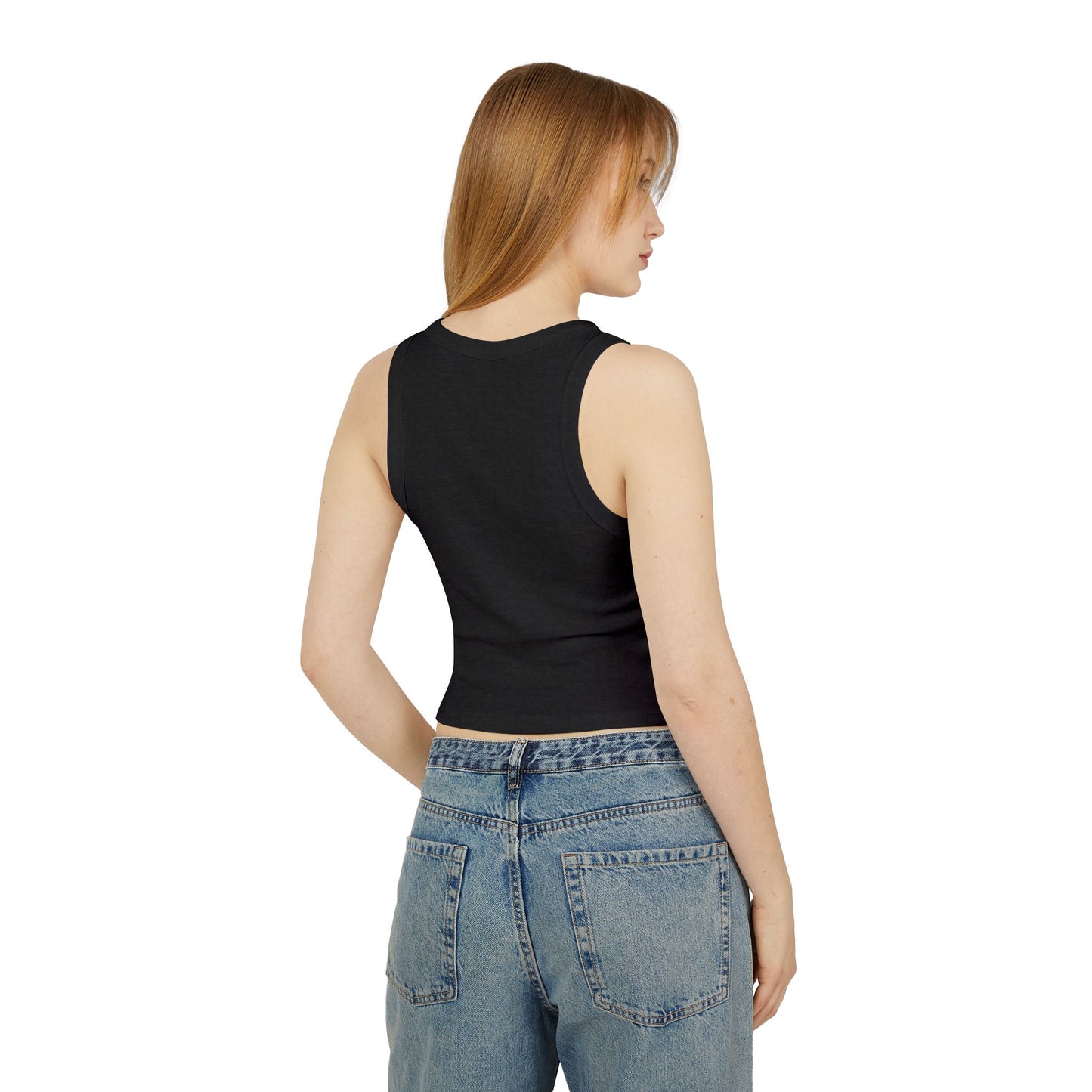 Poderosa, Y Punto. | Women's Micro Rib Racer Tank Top