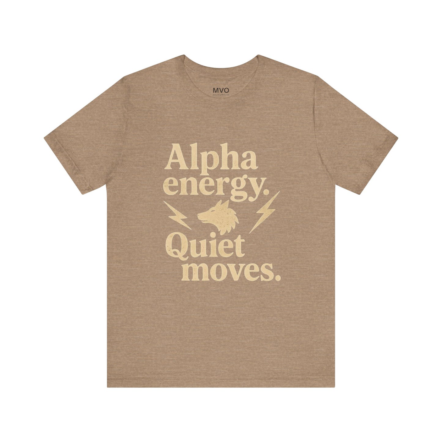 Alpha Energy. Quiet Moves. | Unisex T-Shirt Short Sleeve