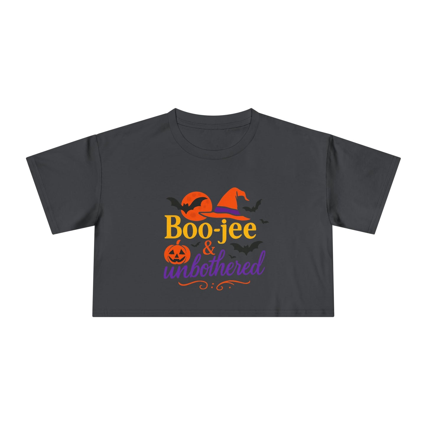 Boo-jee & Unbothered | Halloween Women's Crop Tee