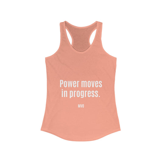Power Moves in Progress | Women's Racerback Tank