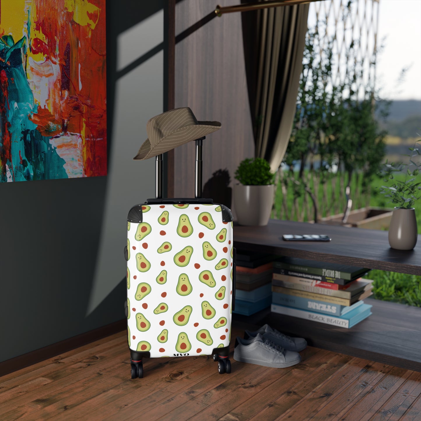 Travel Luggage | Avocado Pattern