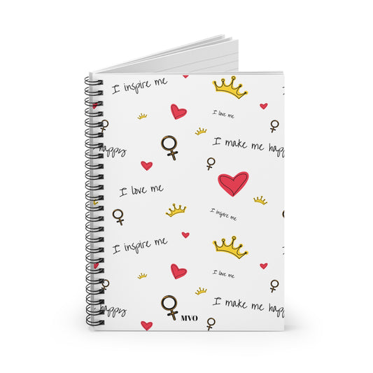 I Inspire Me, I Make Me Happy | Spiral Notebook