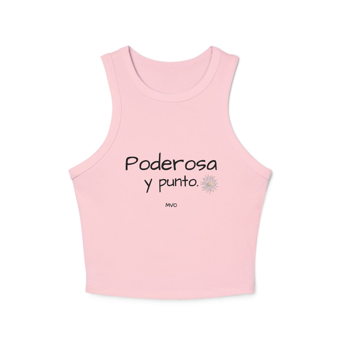 Poderosa, Y Punto. | Women's Micro Rib Racer Tank Top