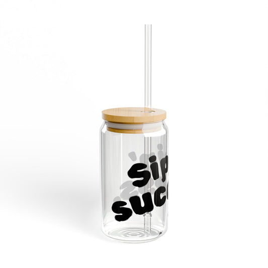 Sippin' Success |  Glass Cup