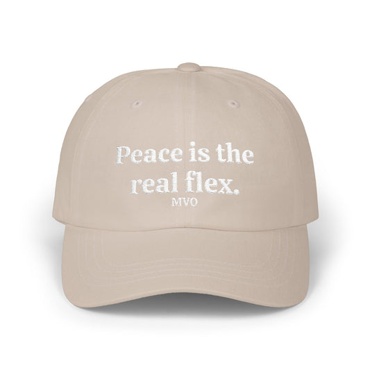 Peace is the real flex | Classic Cap