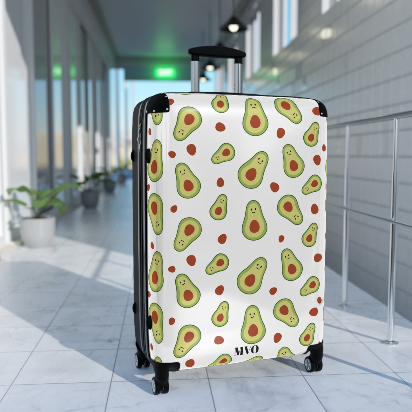 Travel Luggage | Avocado Pattern