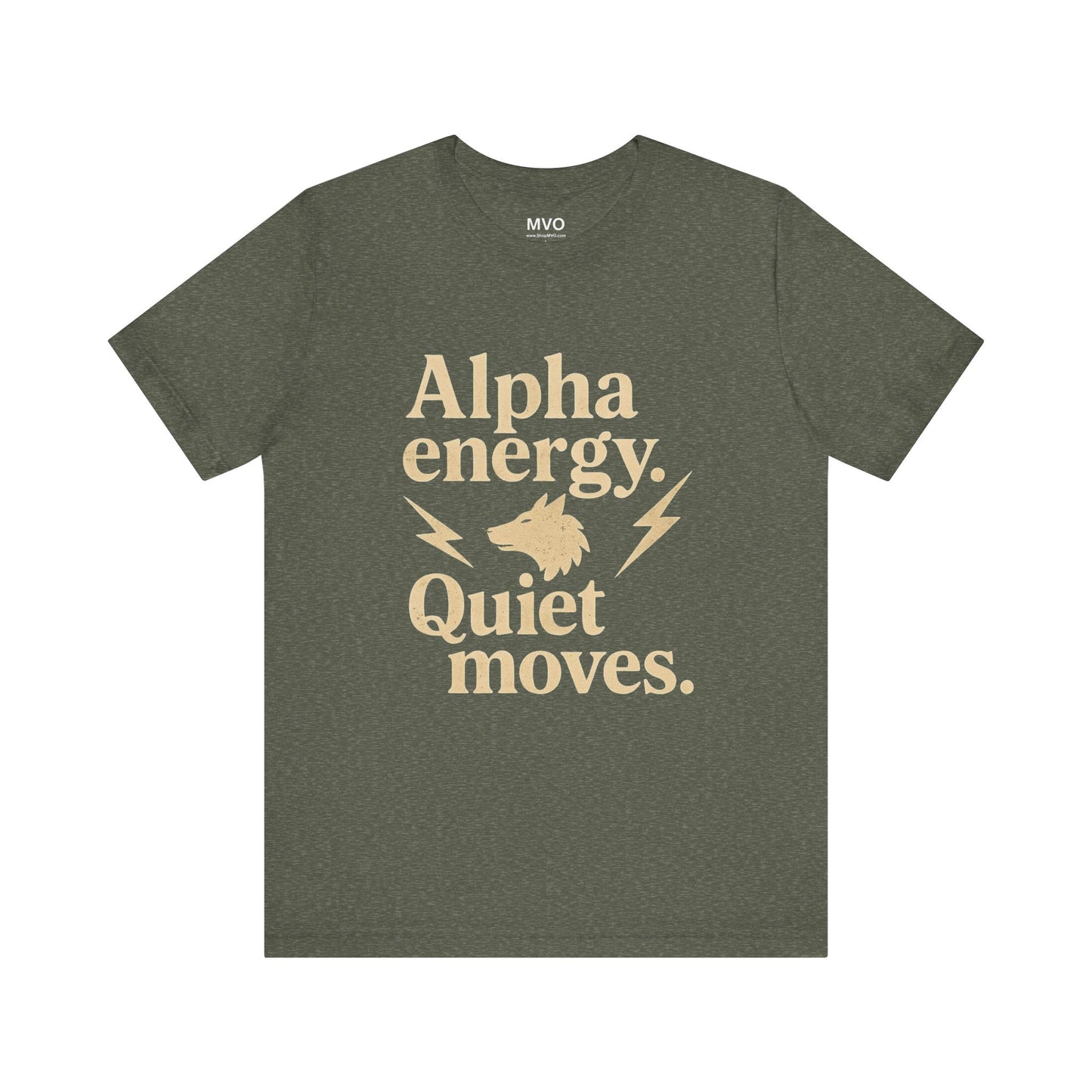Alpha Energy. Quiet Moves. | Unisex T-Shirt Short Sleeve