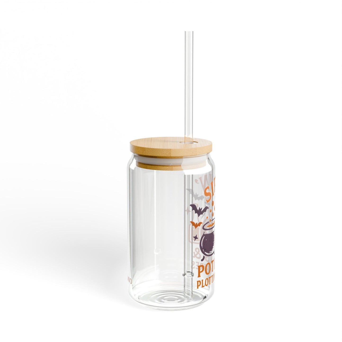 Sippin' potions & plotting empires | Halloween Sipper Glass, 16oz