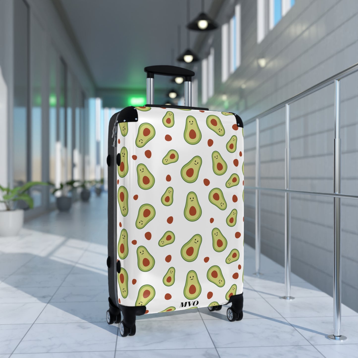 Travel Luggage | Avocado Pattern