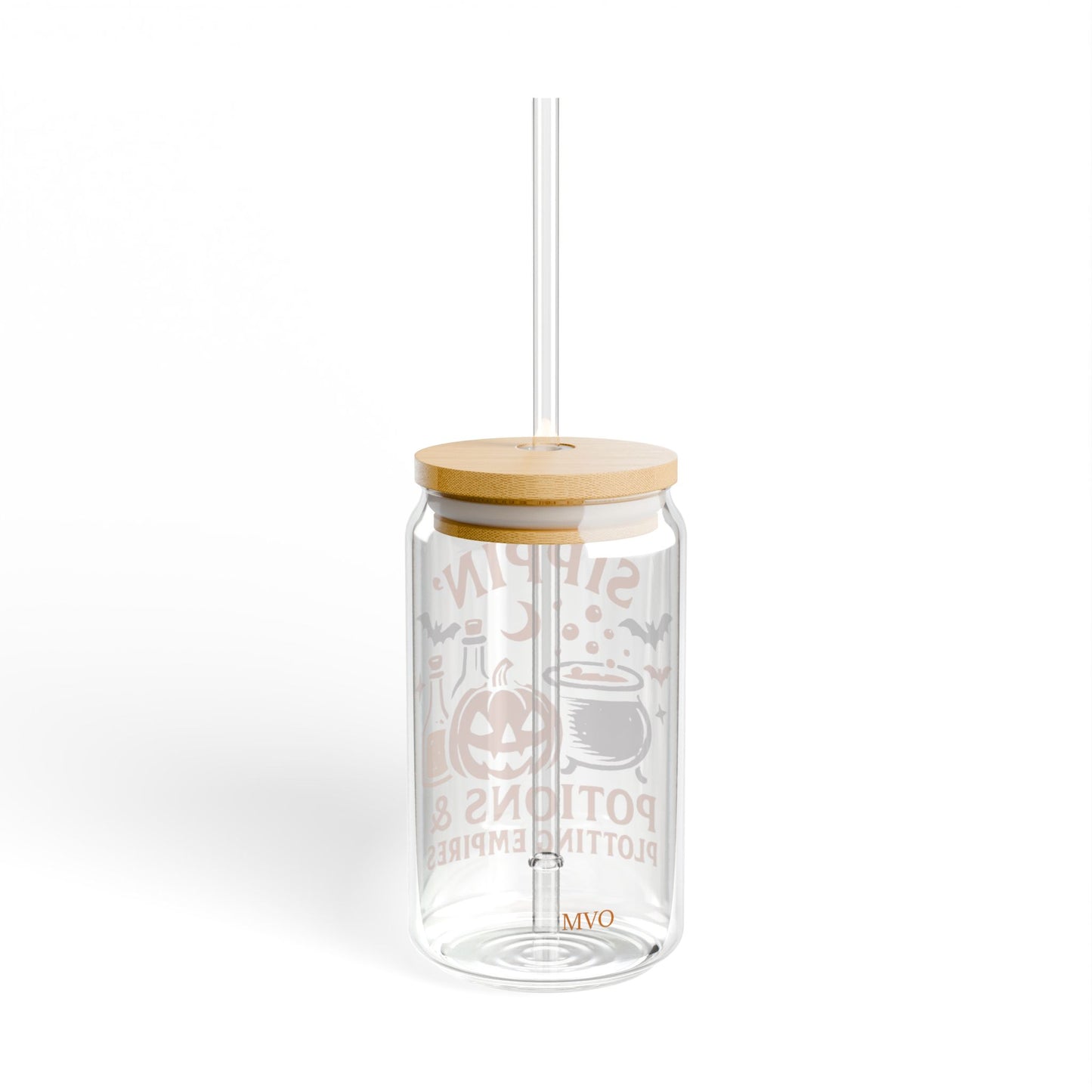 Sippin' potions & plotting empires | Halloween Sipper Glass, 16oz