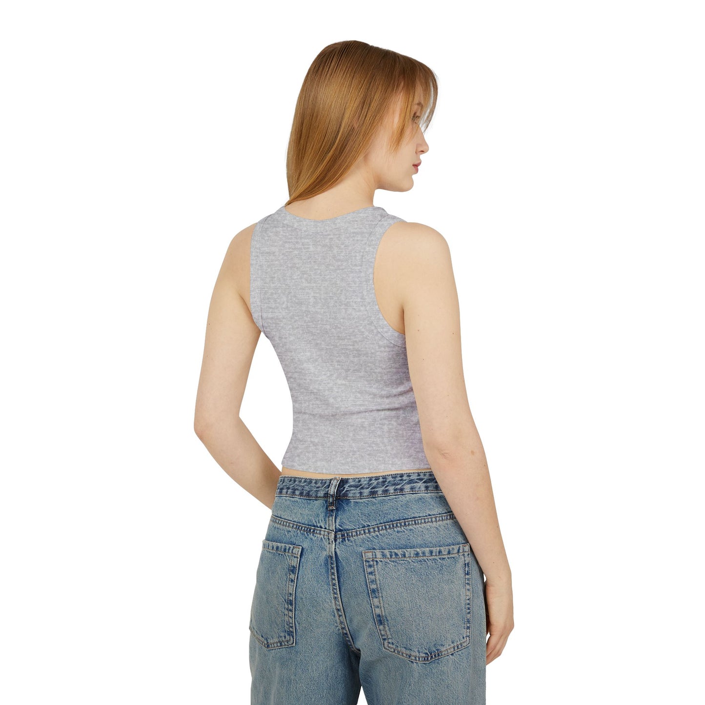 Poderosa, Y Punto. | Women's Micro Rib Racer Tank Top