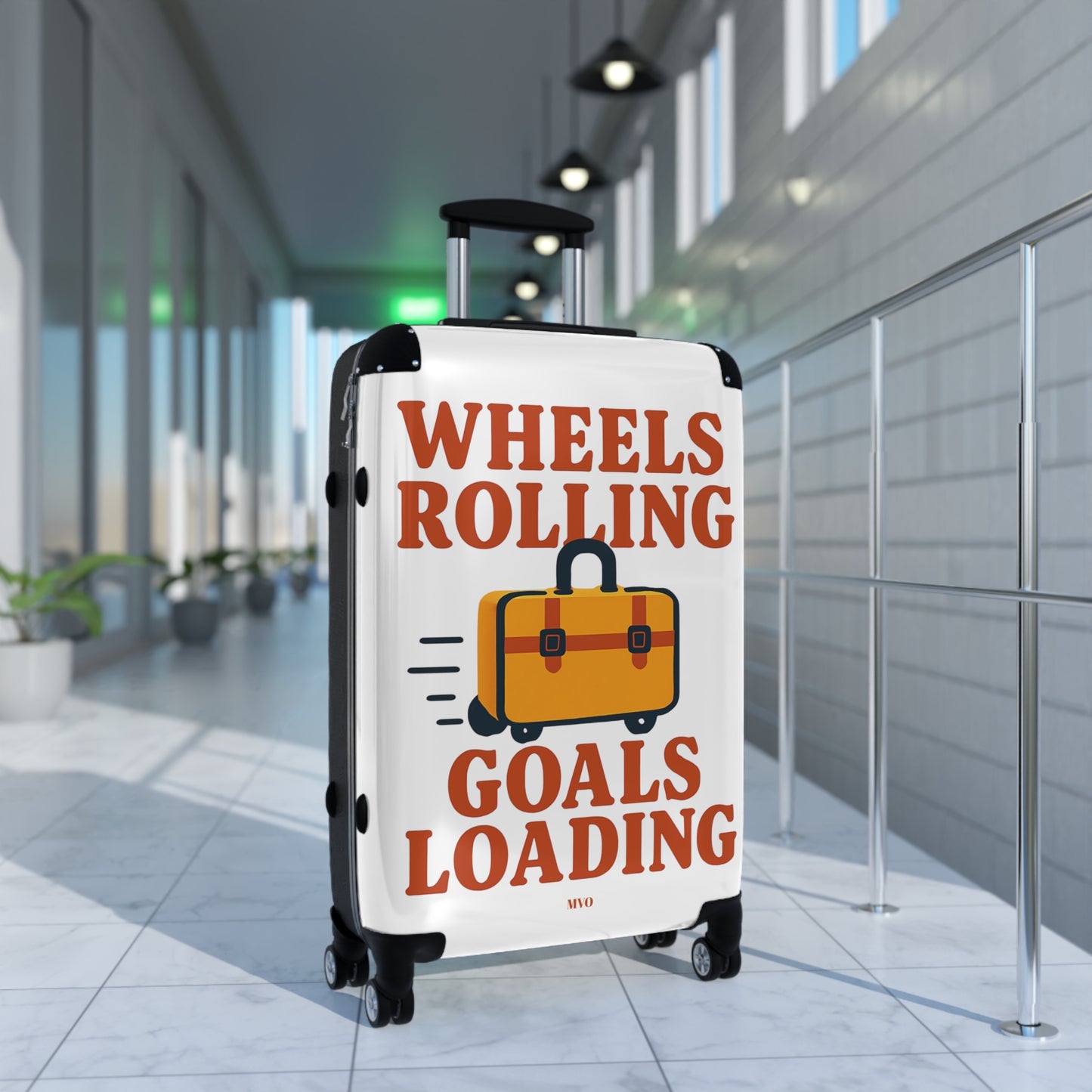 Wheels rolling, goals loading. | Wheeled Luggage