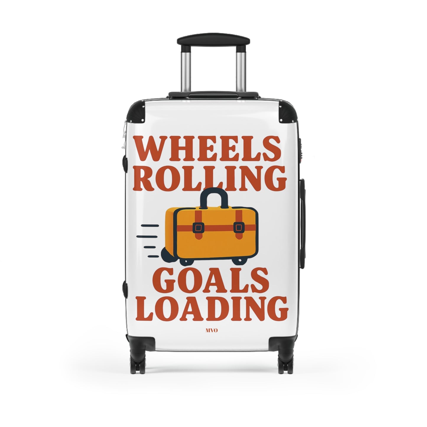 Wheels rolling, goals loading. | Wheeled Luggage