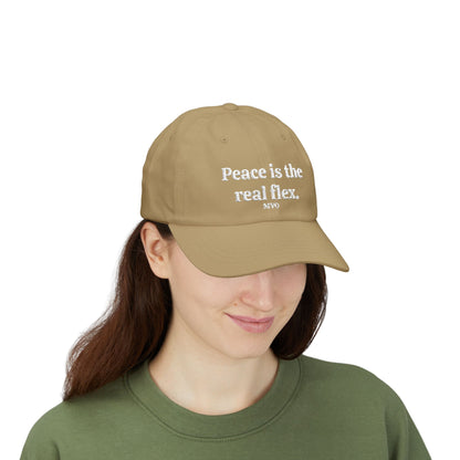 Peace is the real flex | Classic Cap