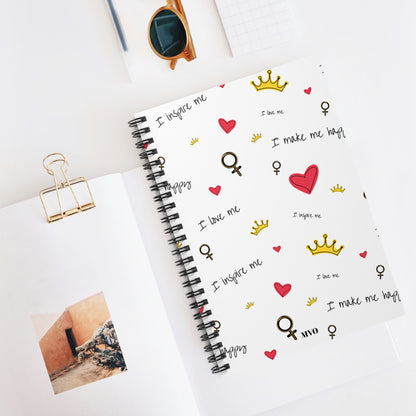 I Inspire Me, I Make Me Happy | Spiral Notebook