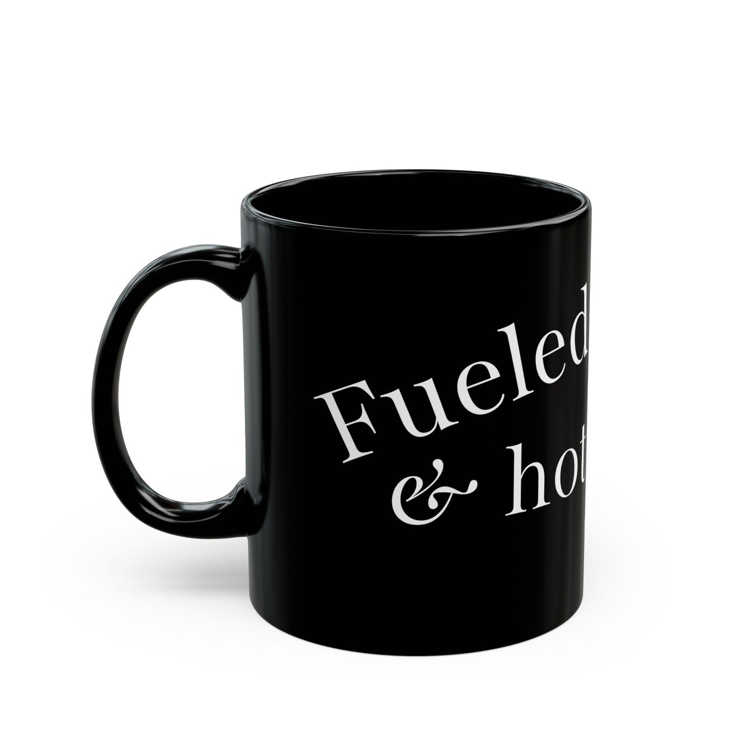Fueled by goals & hot coffee | Motivational Coffee Mug