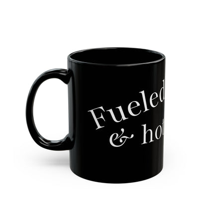 Fueled by goals & hot coffee | Motivational Coffee Mug