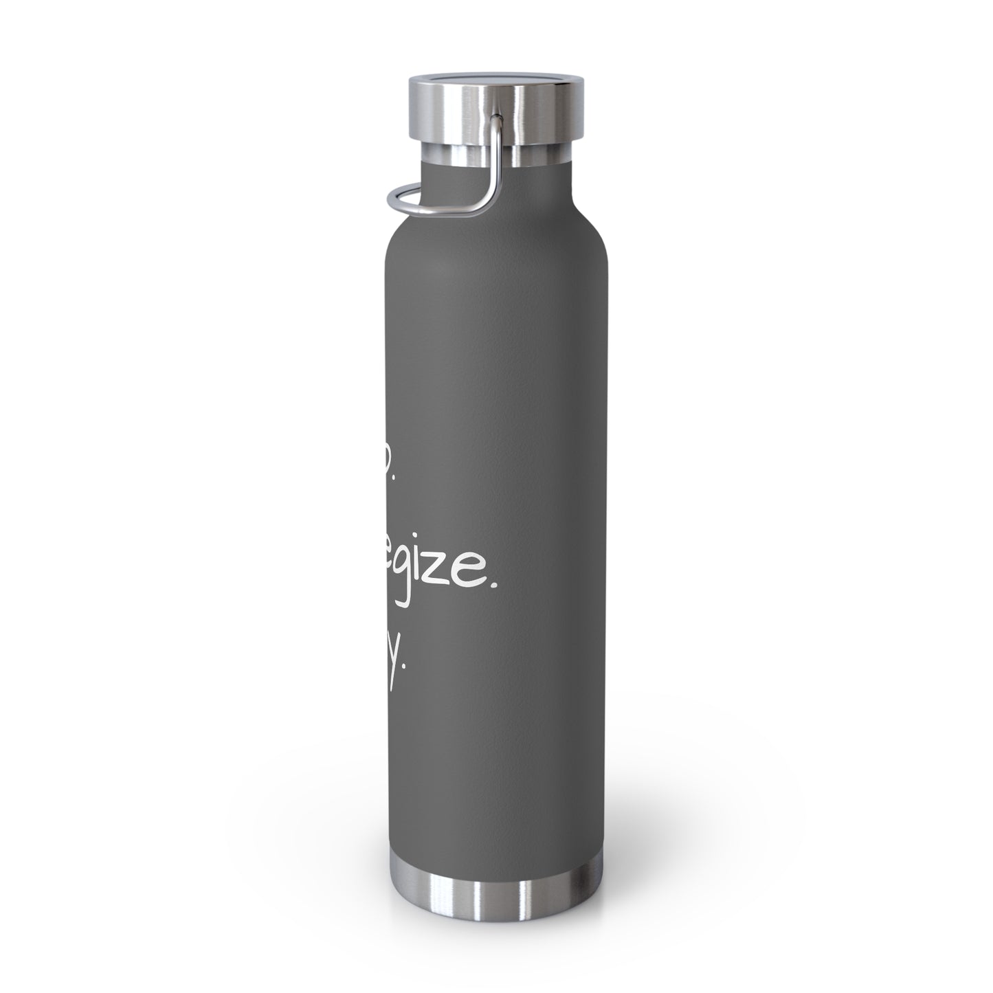 Sip. Strategize. Slay | Copper Vacuum Insulated Bottle