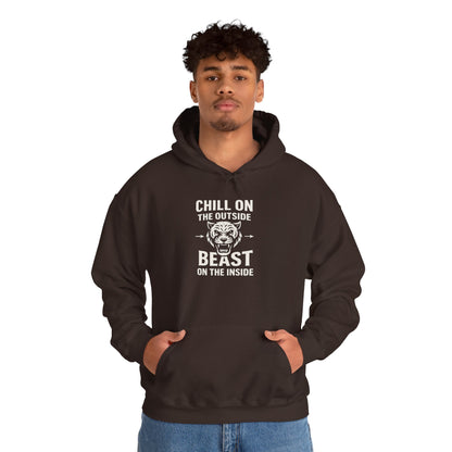Chill On Outside Beast On The Inside | Hoodie