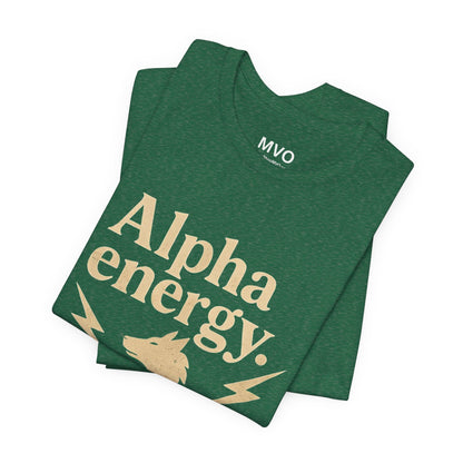 Alpha Energy. Quiet Moves. | Unisex T-Shirt Short Sleeve