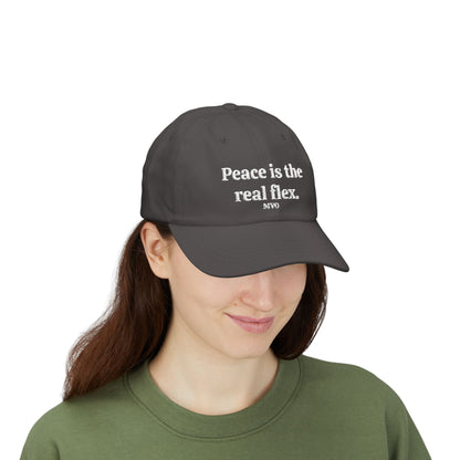 Peace is the real flex | Classic Cap