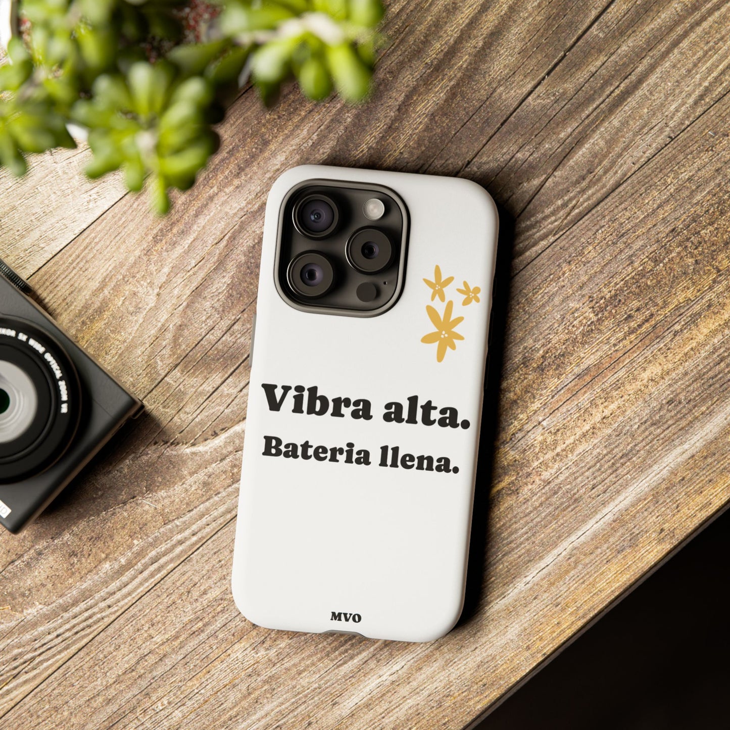 Vibra alta, Bateria llena | Phone Case