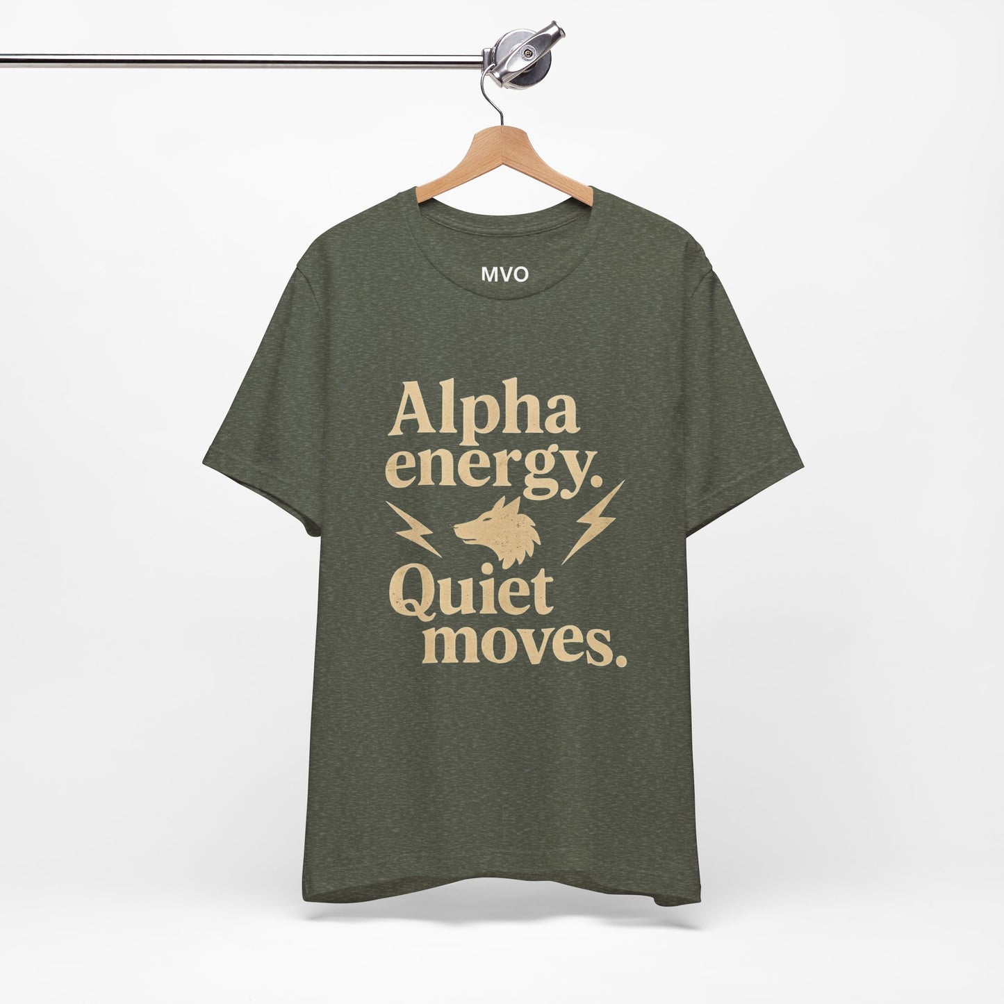 Alpha Energy. Quiet Moves. | Unisex T-Shirt Short Sleeve