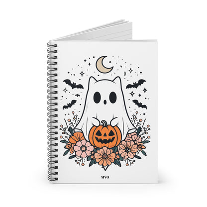 Halloween Ghost | Cute Spiral Journal, Notebook