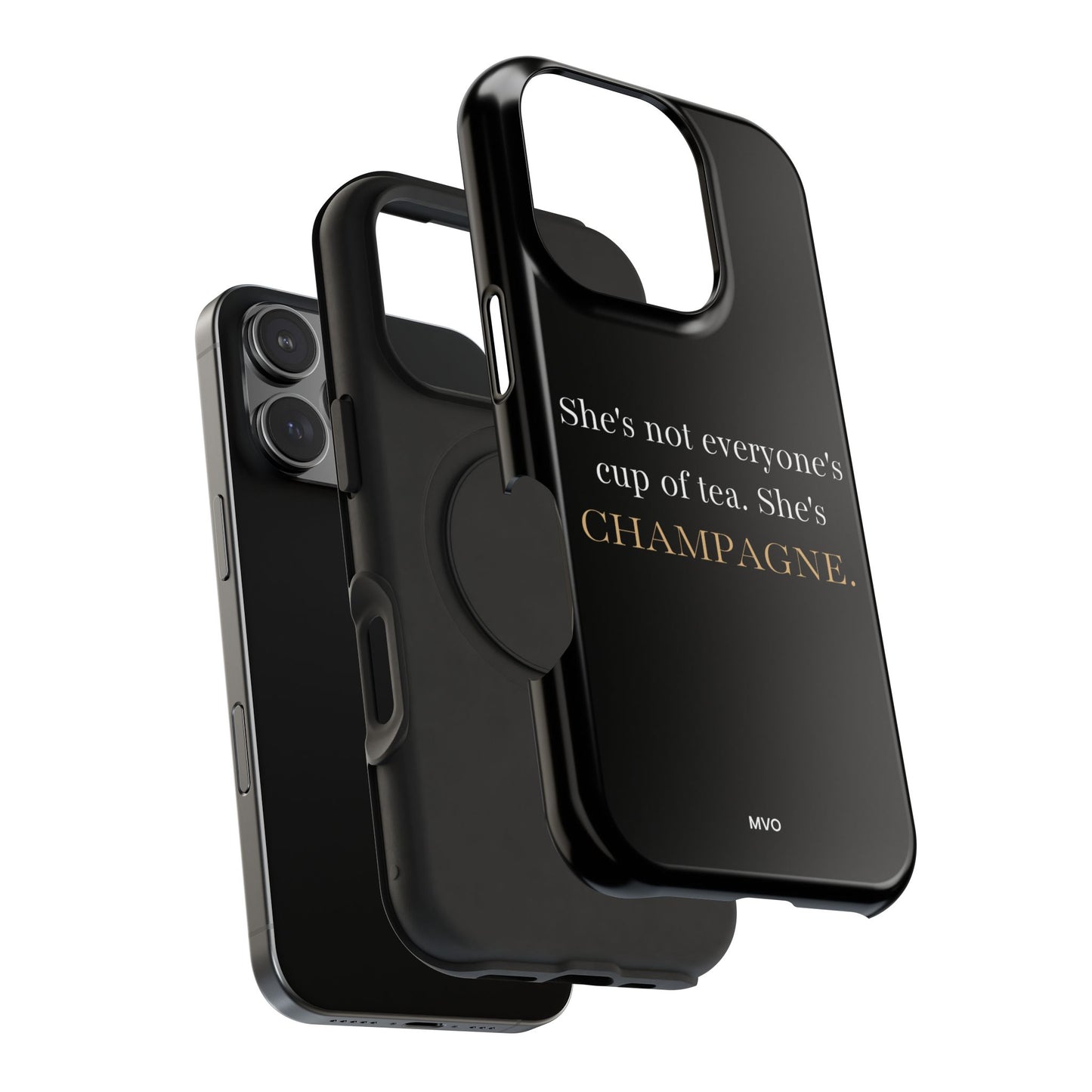 She's not everyone's cup of tea, she's champagne. | Impact-Resistant Phone Case