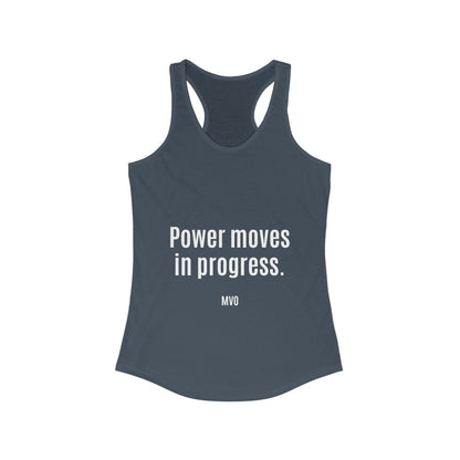 Power Moves in Progress | Women's Racerback Tank