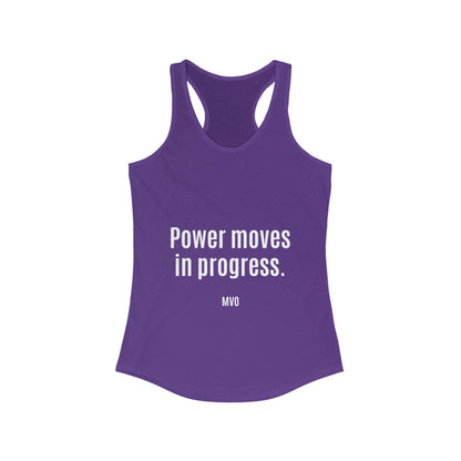 Power Moves in Progress | Women's Racerback Tank