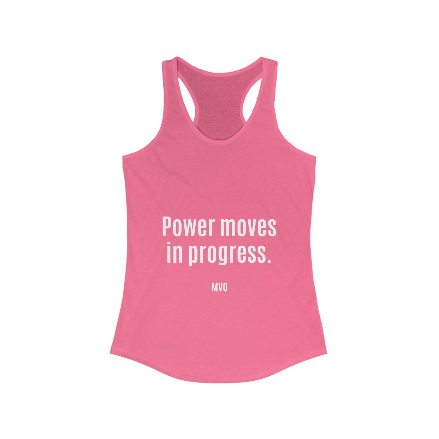 Power Moves in Progress | Women's Racerback Tank