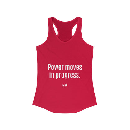 Power Moves in Progress | Women's Racerback Tank