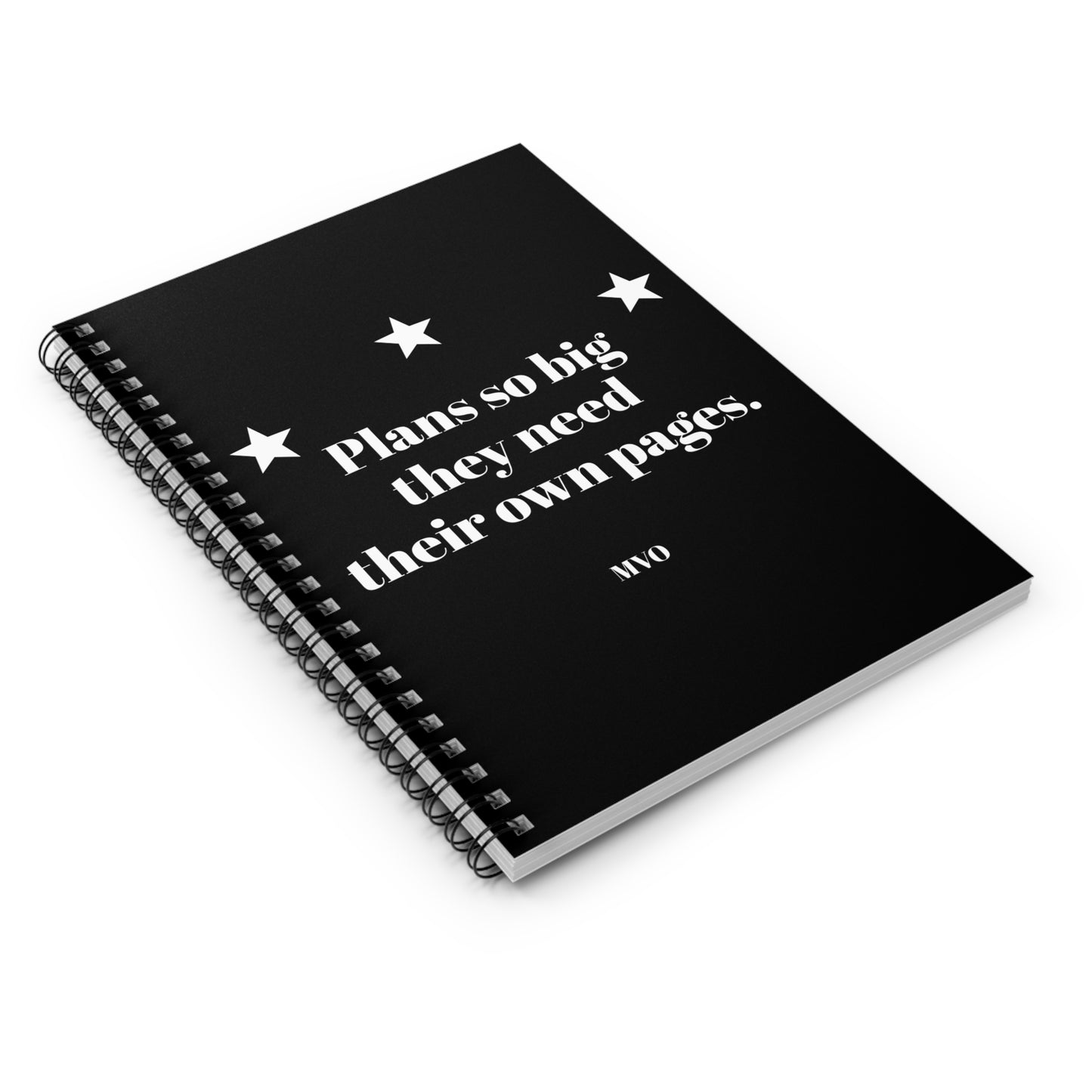 Plans So Big, Own Pages | Inspirational Spiral Notebook