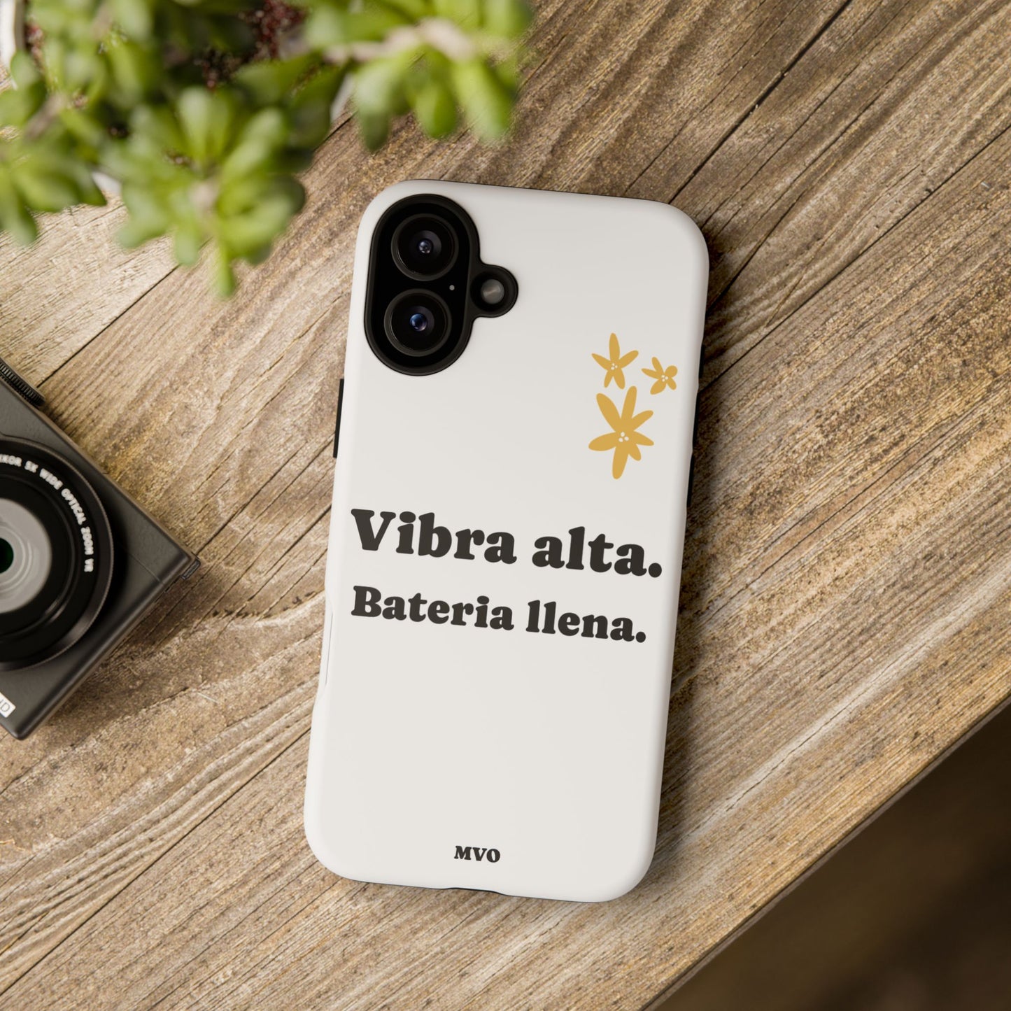 Vibra alta, Bateria llena | Phone Case
