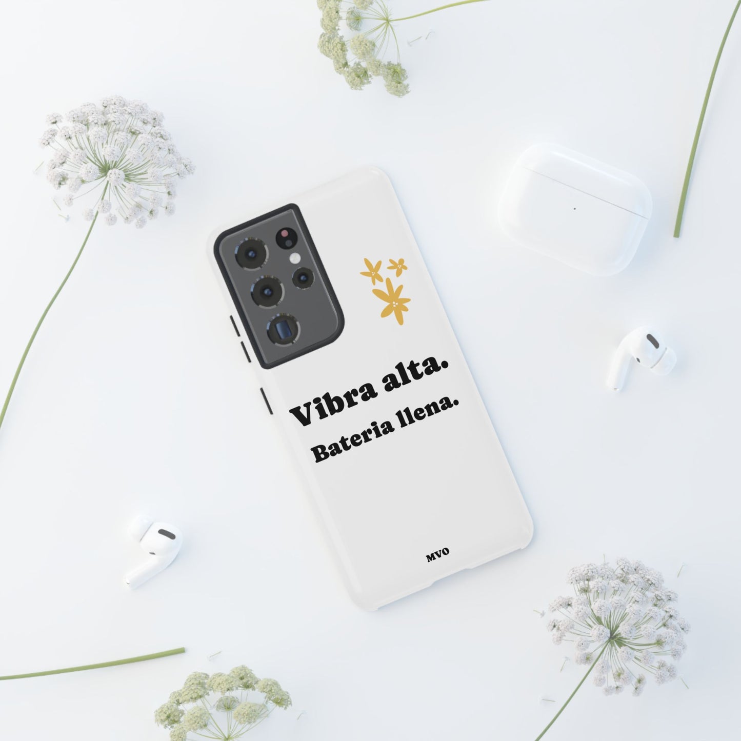 Vibra alta, Bateria llena | Phone Case