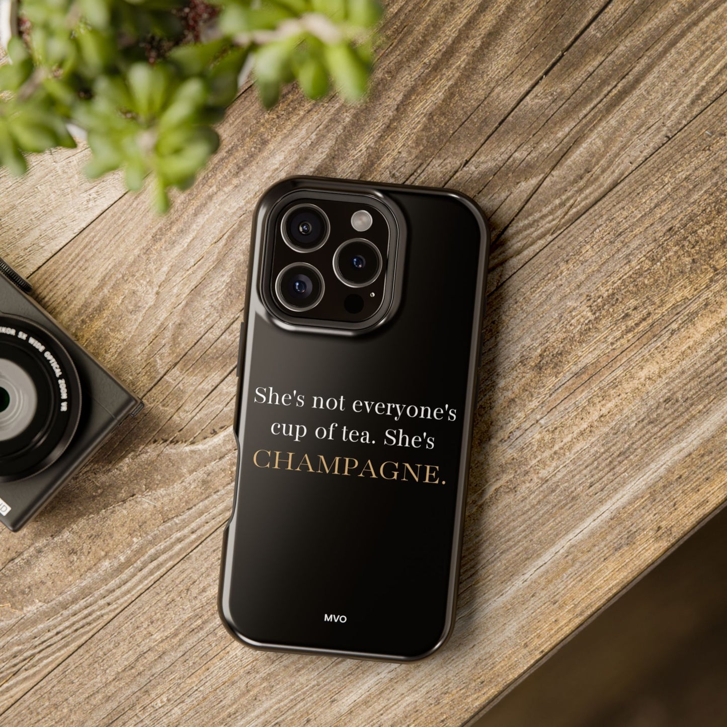 She's not everyone's cup of tea, she's champagne. | Impact-Resistant Phone Case