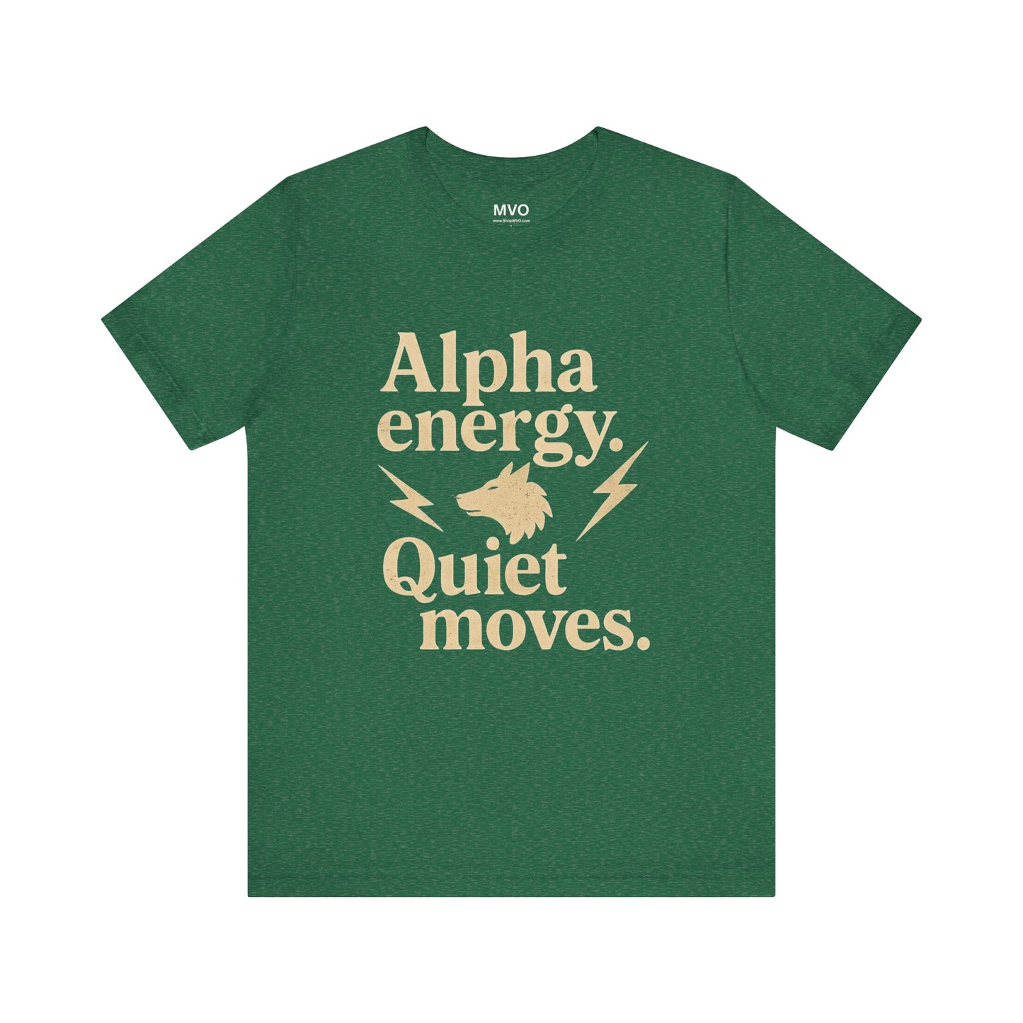 Alpha Energy. Quiet Moves. | Unisex T-Shirt Short Sleeve