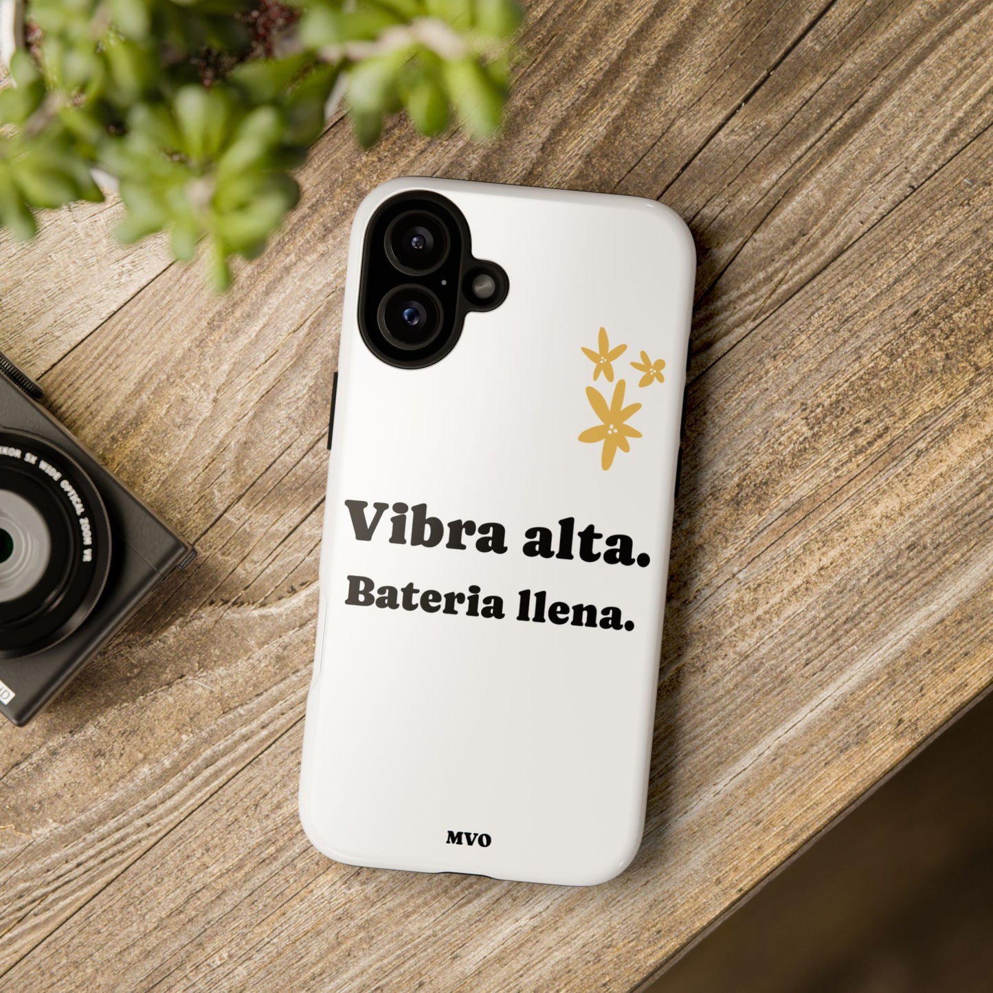 Vibra alta, Bateria llena | Phone Case