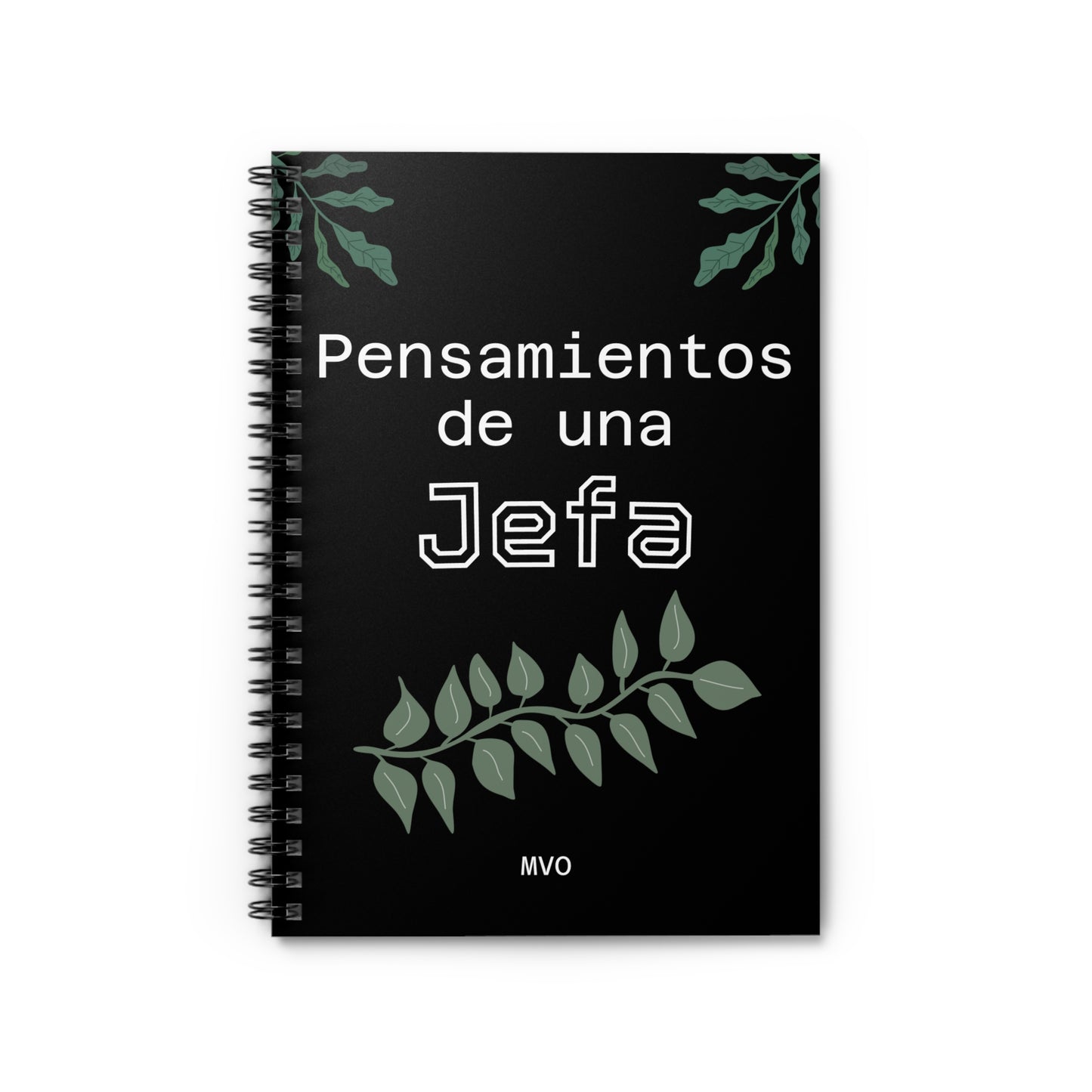Pensamientos de una Jefa | Spiral Notebook