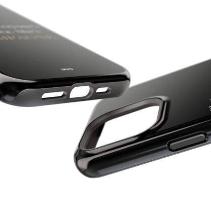 She's not everyone's cup of tea, she's champagne. | Impact-Resistant Phone Case