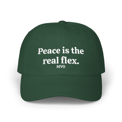 Peace is the real flex | Classic Cap