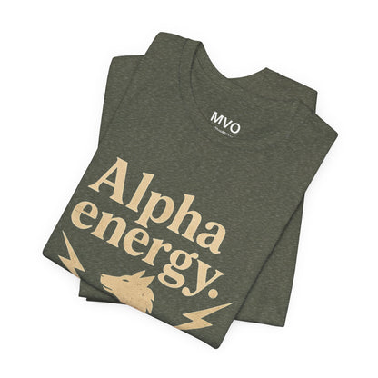 Alpha Energy. Quiet Moves. | Unisex T-Shirt Short Sleeve