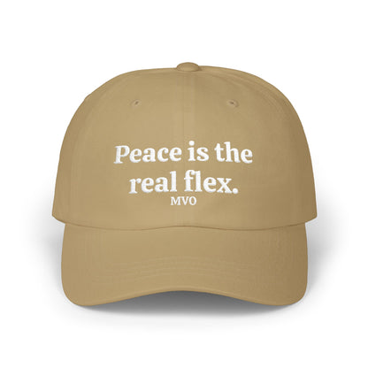 Peace is the real flex | Classic Cap