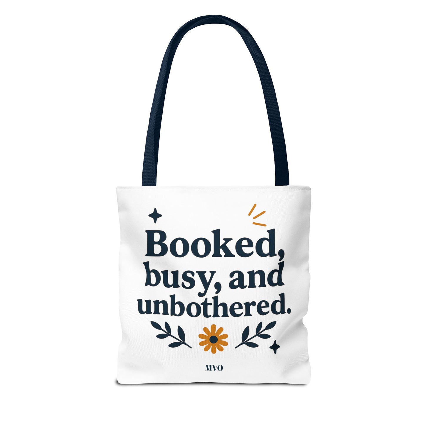 Booked, busy, and unbothered. | Tote Bag