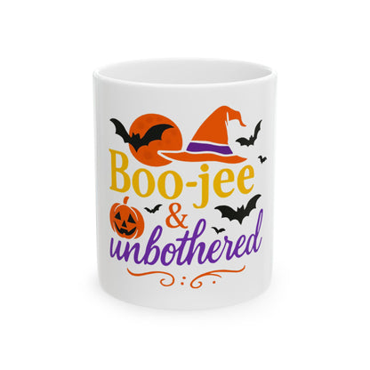 Boo-Jee & Unbothered | Halloween Ceramic Mug - 11oz & 15oz