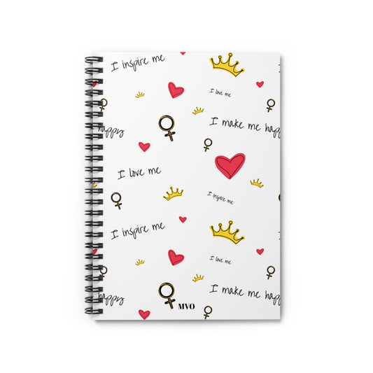 I Inspire Me, I Make Me Happy | Spiral Notebook