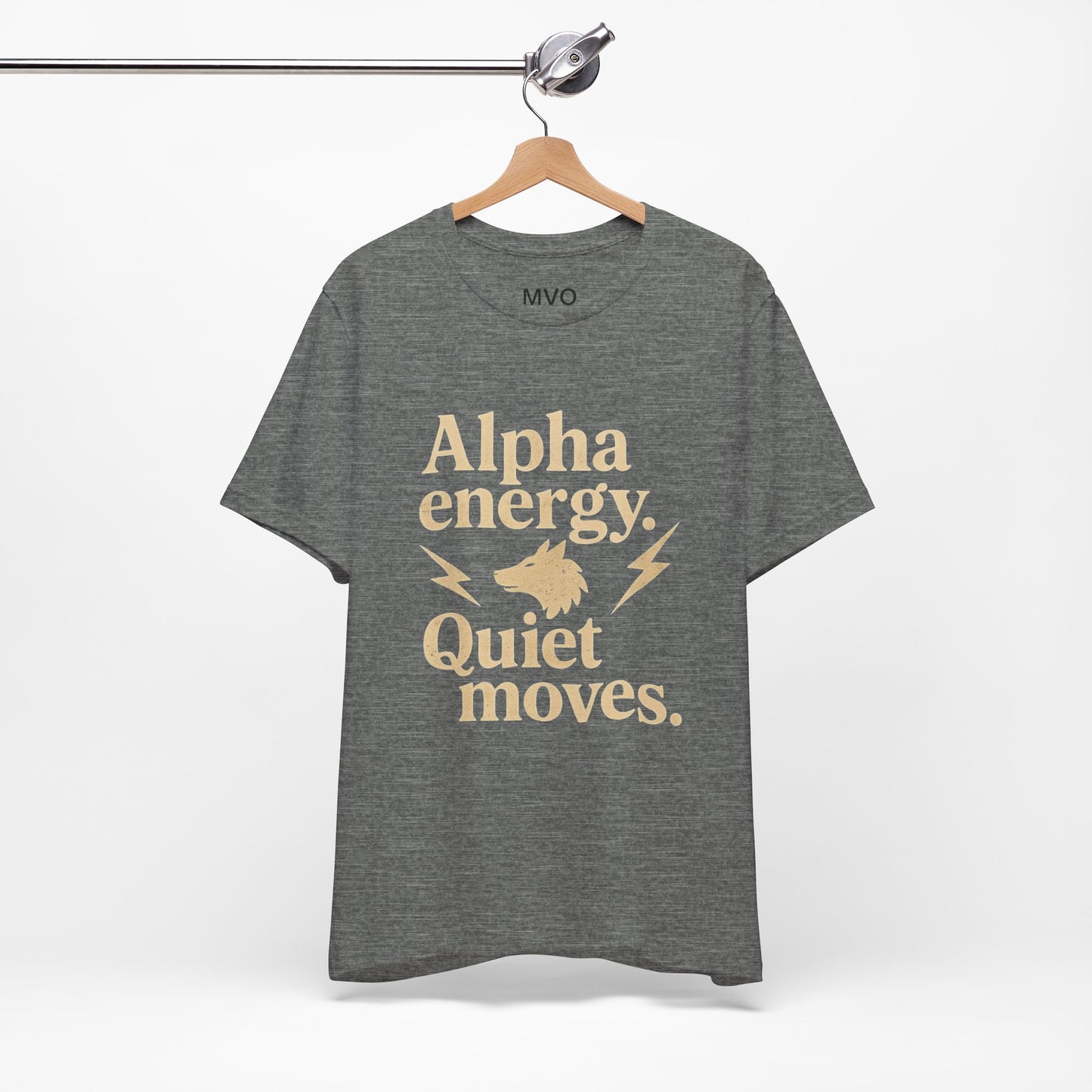 Alpha Energy. Quiet Moves. | Unisex T-Shirt Short Sleeve