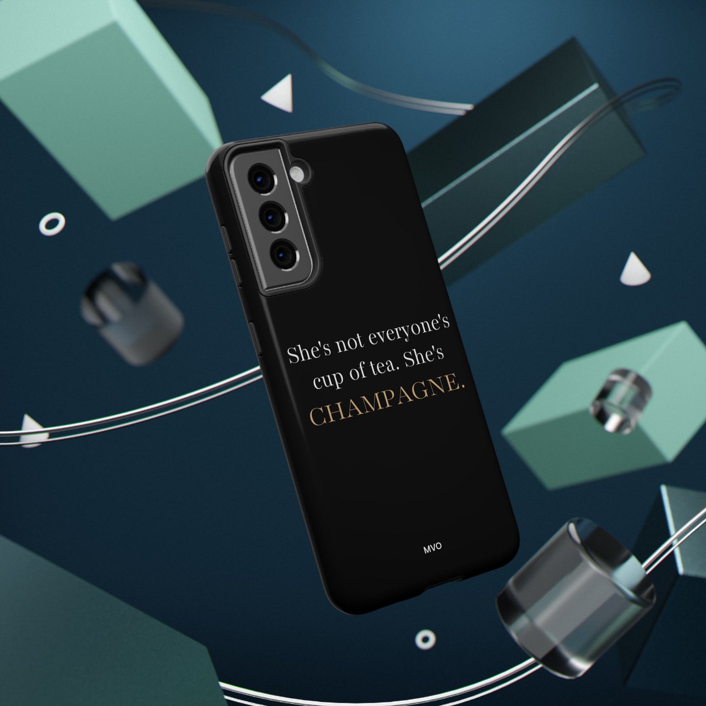 She's not everyone's cup of tea, she's champagne. | Impact-Resistant Phone Case