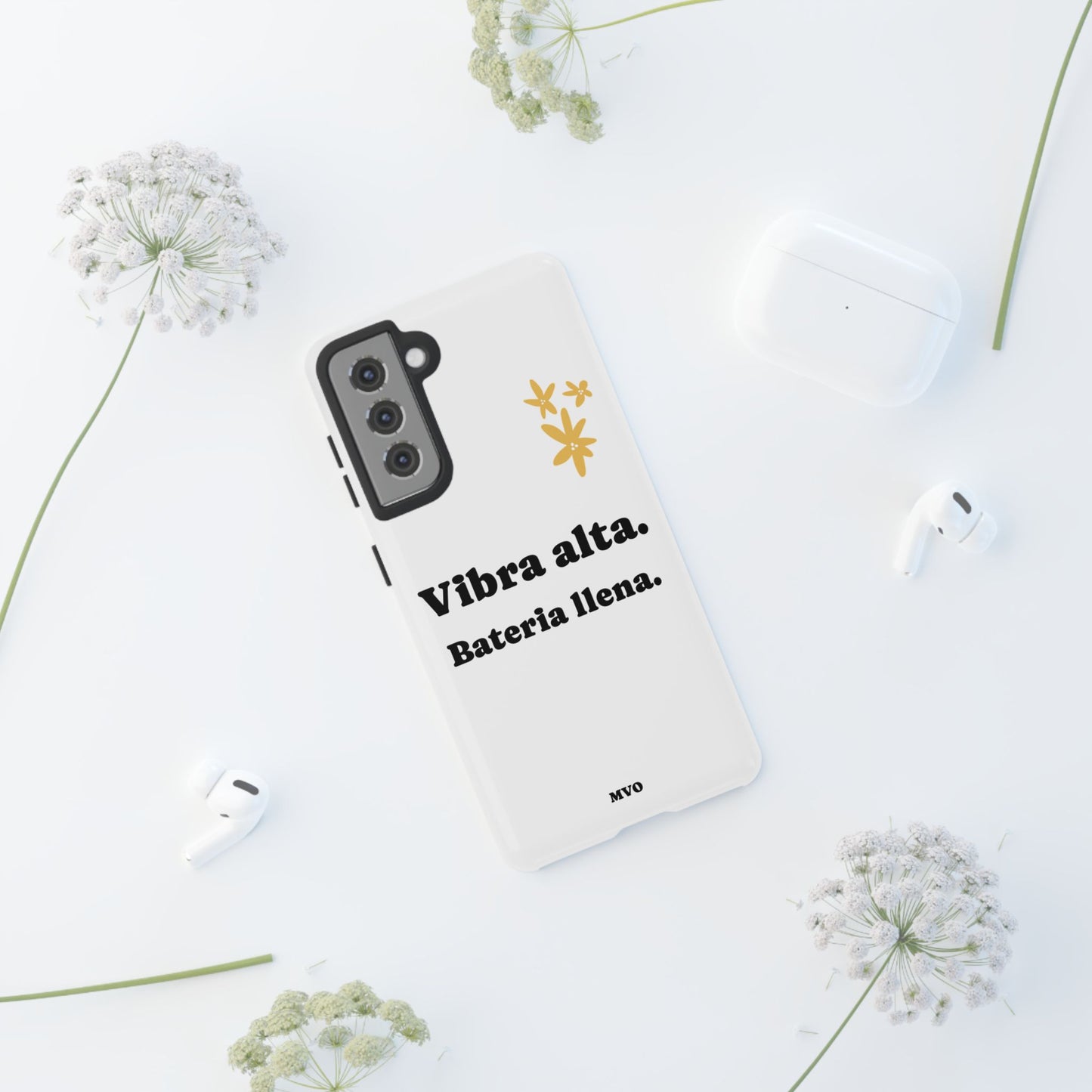 Vibra alta, Bateria llena | Phone Case